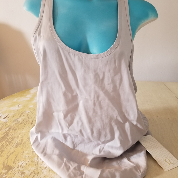 NWT Lululemon Principle Tank Gray / Grey Size 10